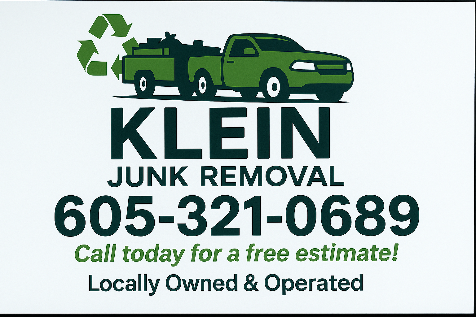 Klein Junk Removal logo